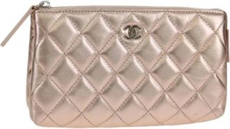 Chanel Pre-owned Clutches, female, Pink, Size: ONE SIZE Pre-owned Vintage Clutch