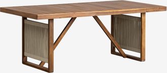 Sklum Sklum - Mesa De Comedor Rectangular En Madera De Acacia (200x100 Cm) Nayely