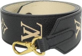 Louis Vuitton Pre-owned Accessories, female, Black, Size: ONE SIZE Pre-owned Vintage Leather Belt
