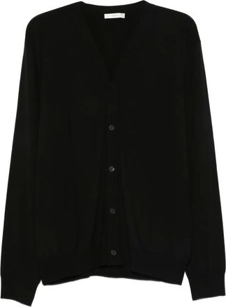 The Row Cardigan in lana con bottoni - Nero