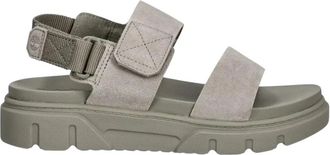 Timberland Schoenen, Dames, Groen, 38 EU, Leer, Greyfield 2-Strap Sandal