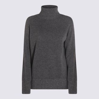 Twinset Grey Wool Knitwear