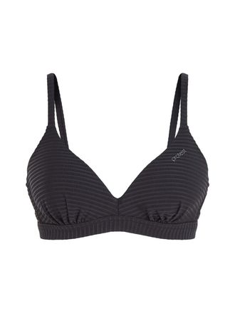 Protest Bade-Shirt PROTEST Bikini Top MIXDALL, Damen, Gr. L, Cup B, schwarz (true schwarz), Obermaterial: 83% Polyamid PA. 17% Elasthan EL., Bikini-Oberteile 