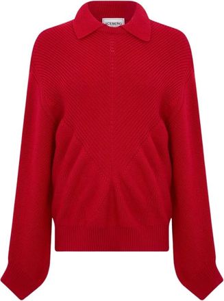 Iceberg Maglione Polo - - Knitwear - Donna - Rosso - S