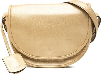 Loewe Pre-owned Womens Leather Heritage Crossbody - Beige - One Size