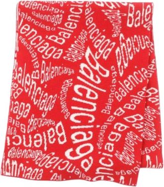 Balenciaga Pre-owned Vintage Nylon Sjaal - Dames - Vintage Accessoires - Rood - ONE Size - Nylon - Vintage