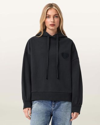 AllSaints Cotton Lover Oversized Eli Hoodie, Size: XS