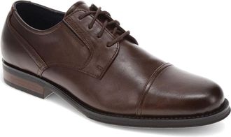 Dockers Mens Echo Synthetic Leather Cap Toe Dress Oxford Lace Up Shoe