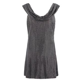 Giuseppe Di Morabito Short Dresses, female, Gray, Size: M Crystal-embellished Mini Dress