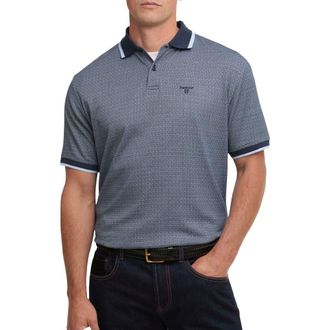 Barbour Texture Polo in Navy at Nordstrom, Size Xxx-Large