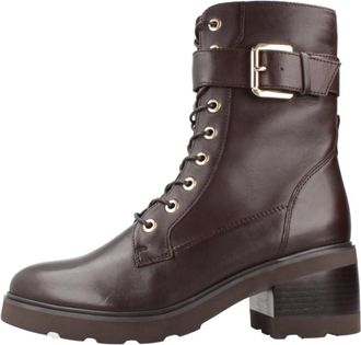 Regarde le ciel Schoenen, Dames, Bruin, 37 EU, Leer, Lace-up Boots