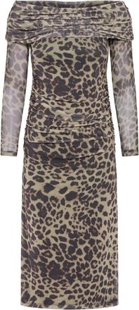 Ichi Maxi Jurken - Dames - Casual kleedjes - Veelkleurig - XS - Kleedjes