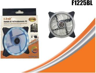 Trade Shop Trade Shop - Ventola Raffreddamento Dissipazione Cooling Fun Per Telaio Pc Con Luce Led F1225bl