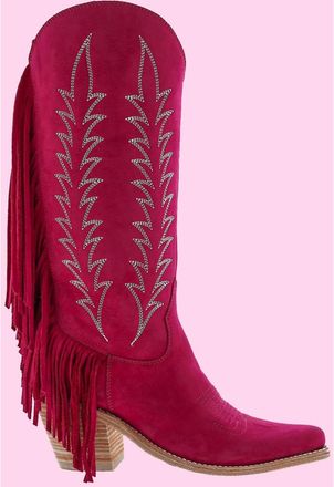 Liberty Black Womens Marie Boot In Fucsia