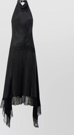 Andamane ruched open back slip maxi dress