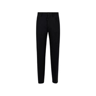 Dsquared2 Heren, Broeken, Zwart, Maat: XL Leer