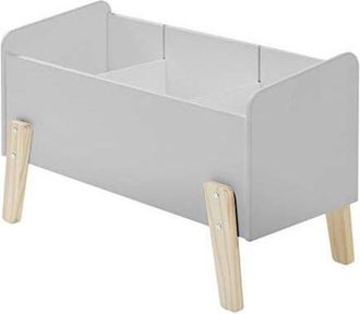 Les Tendances Caja Para Juguetes Kiddy Madera Gris Fr&iacute;o Vipack