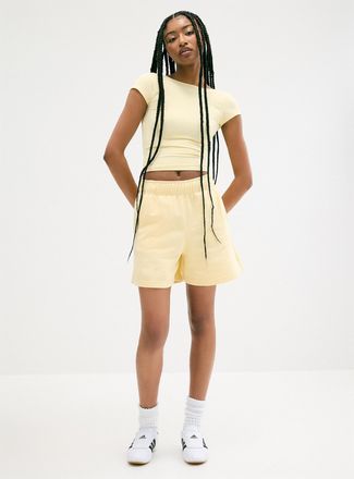 Twik Womens Mid-thigh fleece short