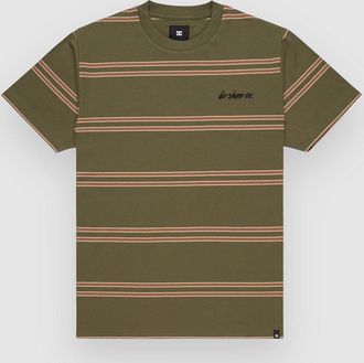 DC Maximize Stripe T-Shirt gr&uuml;n