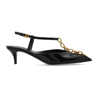 Balmain Pumps, female, Black, Size: 8 1/2 US Sync Heeled Shoes