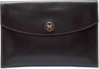 Herm&egrave;s Pre-owned Hermes Box Calf Rio Pochette Ladies MPBN0MJ595HF5HKE