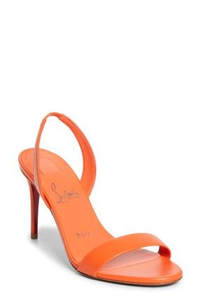 Christian Louboutin Marilyn Slingback Sandal in Caruzo/Caruzo at Nordstrom, Size 10.5Us