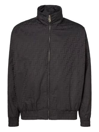 FENDI ジップアップジャケット ブラック Fendi Zip-Up Hoodie Size IT 54