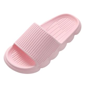 Generic Slippers Women Open-Toe Solid Color Casual Shoes For Women Uk Non-Slip Indoor Bathroom House Slipper Work From Home Sandals Flat Outdoor Wearable Hous