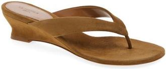 Le Monde Beryl Micro Wedge Flip Flop in Taupe at Nordstrom, Size 8.5Us