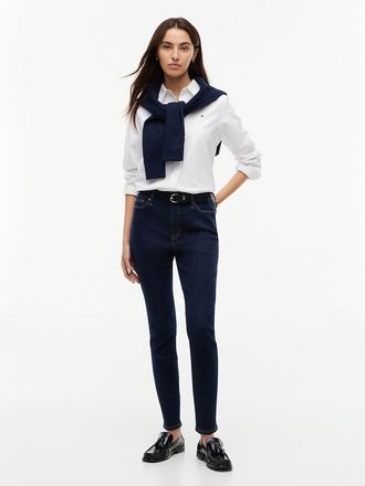 Tommy Hilfiger Womens All-Day Sculpt Denim Skinny Jean - Rinse Blue - 00