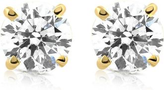 Pompeii3 3/8ct Diamond Studs 14K Yellow Gold