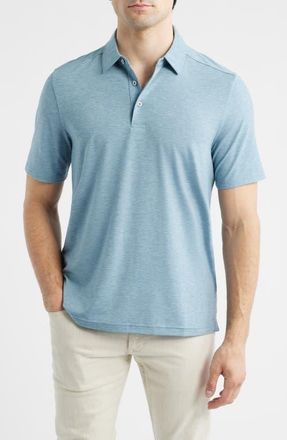 Johnston & Murphy XC Apex Performance Polo in Green Heather at Nordstrom, Size Xx-Large