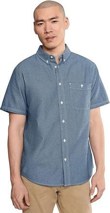 Pendleton Bayside Shirt Short Sleeve Mens Clothing Blue : 2XL, Cotton