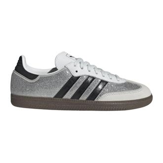adidas Training Shoes, female, Gray, Size: 9 1/3 US Samba OG Rhinestone