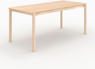 Rendez-Vous Déco Rendez-vous Déco - Mesa rectangular de madera de fresno para 6 personas - Irène
