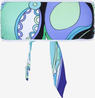 Pucci Bandeau-Bikinioberteil Orchidee