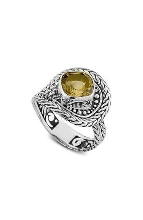 Samuel B. Cushion Cut Filigree Ring in Yellow at Nordstrom Rack, Size 6