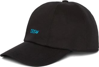 Msgm embroidered baseball cap - women - Fabric - One Size - Black