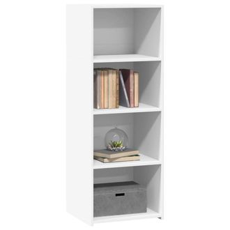 Berkfield Home Highboard White 45x41x124 cm Engineered Wood | Size: 45 x 41 x 124 cm