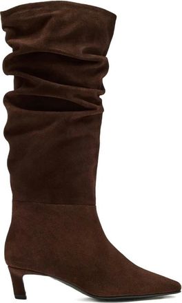 Alohas Alohas, Schoenen, Dames, Bruin, 39 EU, Su&egrave;de, Kalila Ruched Pointed Boots
