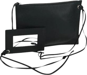 Balenciaga Pre-owned Vintage Clutch Bag - Dames - Vintage Schoudertas - Zwart - ONE Size - Leer - Vintage