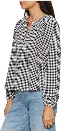 Sanctuary Perfect Gingham Button Blouse Womens Clothing Picnic : SM (US 4-6), Cotton/Polyester