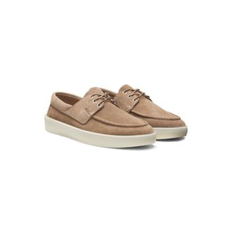 BOSS Suede loafers with slightly translucent sole