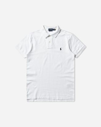 Polo Ralph Lauren Men s Slim Fit Mesh Polo Shirt White