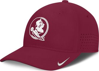 Nike Florida State Sideline Practice Nike Mens Dri-FIT College Hat in Red | NC5369XFTN-3XB