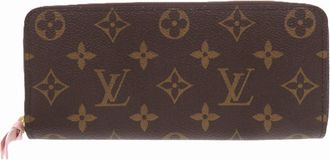 Louis Vuitton Brown Monogram Rose Ballerine Monogram Long Wallet (Bi-Fold) (Pre-Owned)