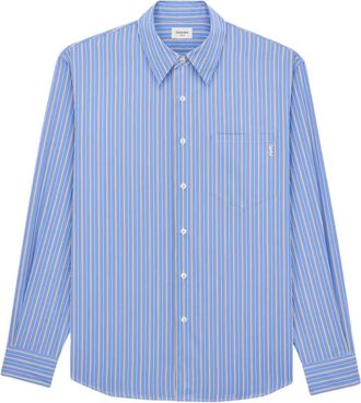 Saint Laurent Light Blue Regular Shirt