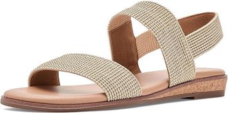 Easy Spirit Lana Womens Sandals Natural/Gold : 7.5 M (B)