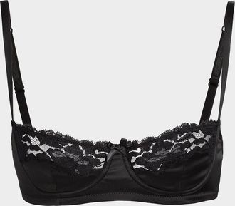 Dolce & Gabbana Lace Semi-Padded Balconette Bra