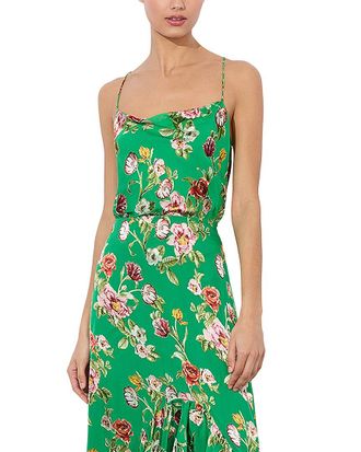 Alice & Olivia Alice + Olivia Harmon Silk-Blend Tank